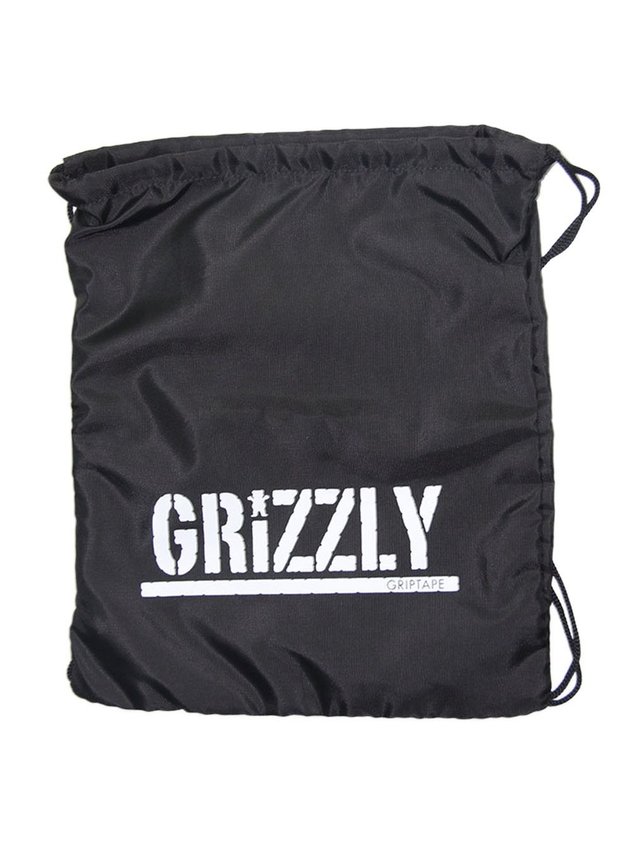 bolsa sacola grizzly griptape stamp unissex preto hyped91