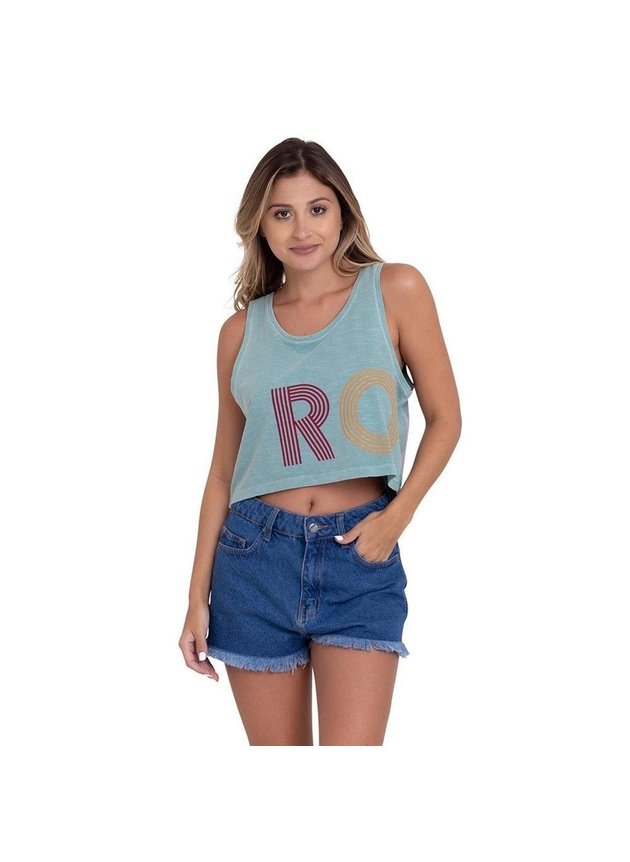 shorts roxy jeans be high feminino