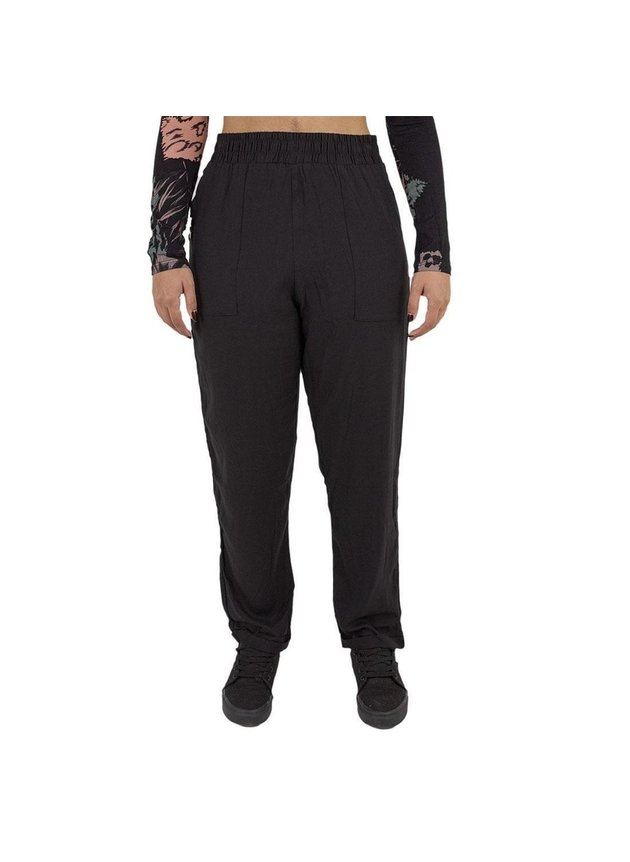 calca riu kiu viscose bolso feminina preto