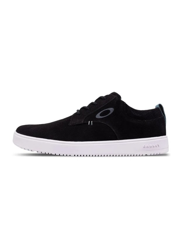 tenis oakley eagle masculino jet black preto branco hyped 91