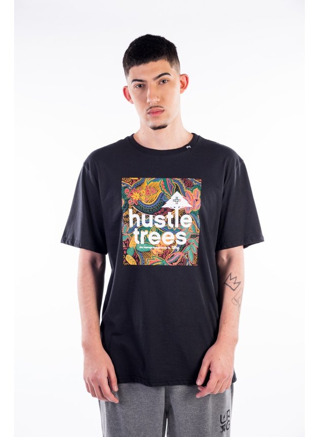 Camiseta LRG Skate Brighter Hustle Trees Masculino   Preto   Hyped 91  6