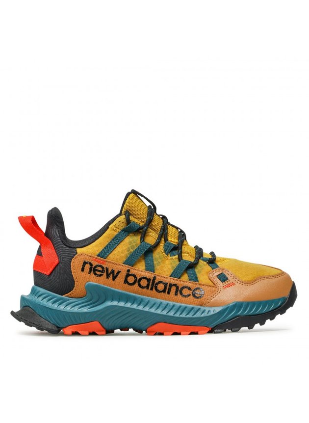 tenis new balance shando trail corrida amarelo verde hyped 91 2