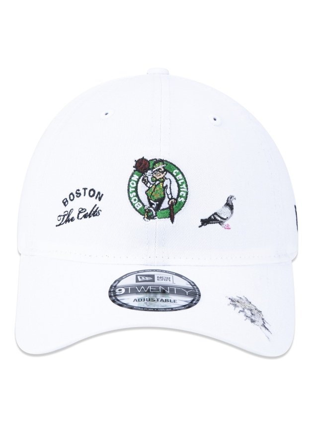 bone new era 920 x staple x bosnton celtics nba aba curva branco hyped 91 2