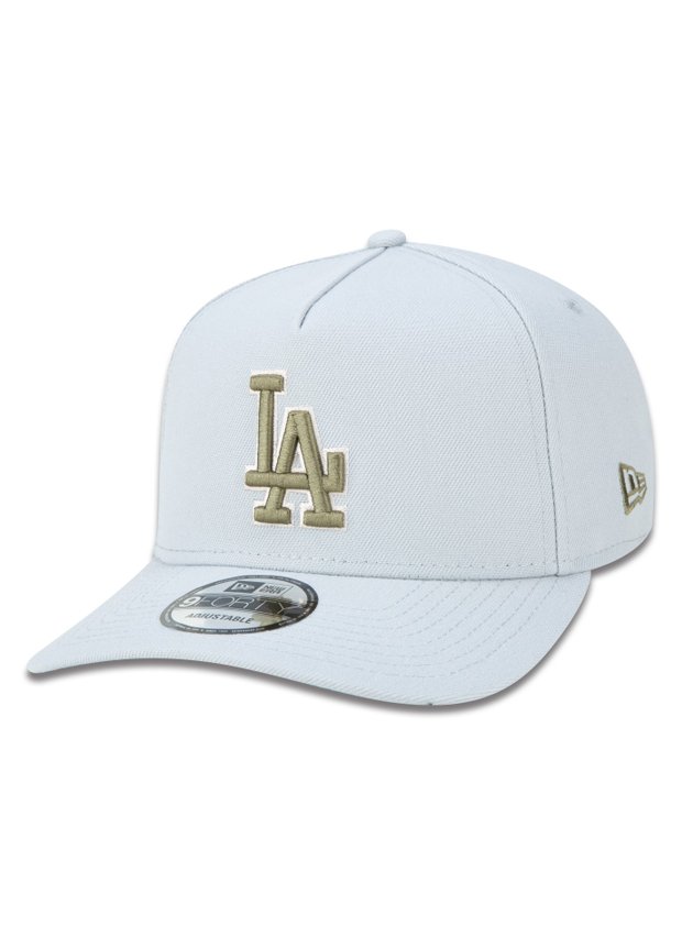 bone new era 9forty los angeles dodgers mlb baseball aba curva cinza hyped 91
