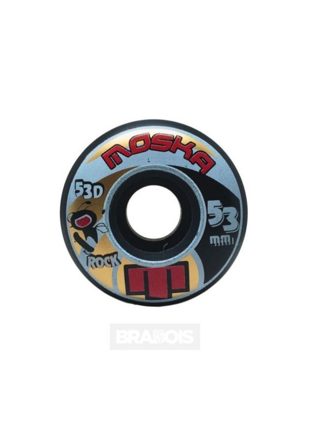 Rodas De Skate Moska Rock 53 mm 101a   Preto   53 mm   hyped 91  2
