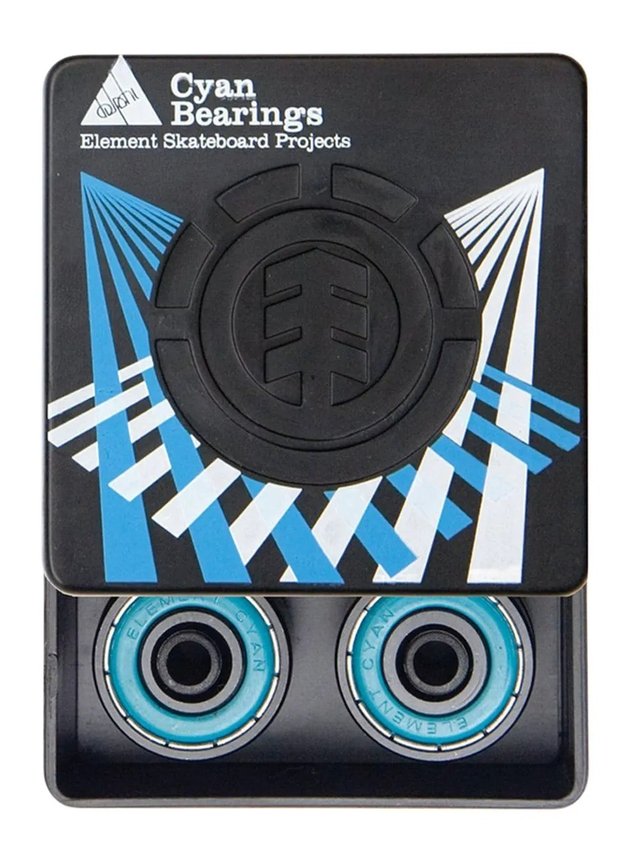 rolamento de skate element delphi cyan azul hyped 91