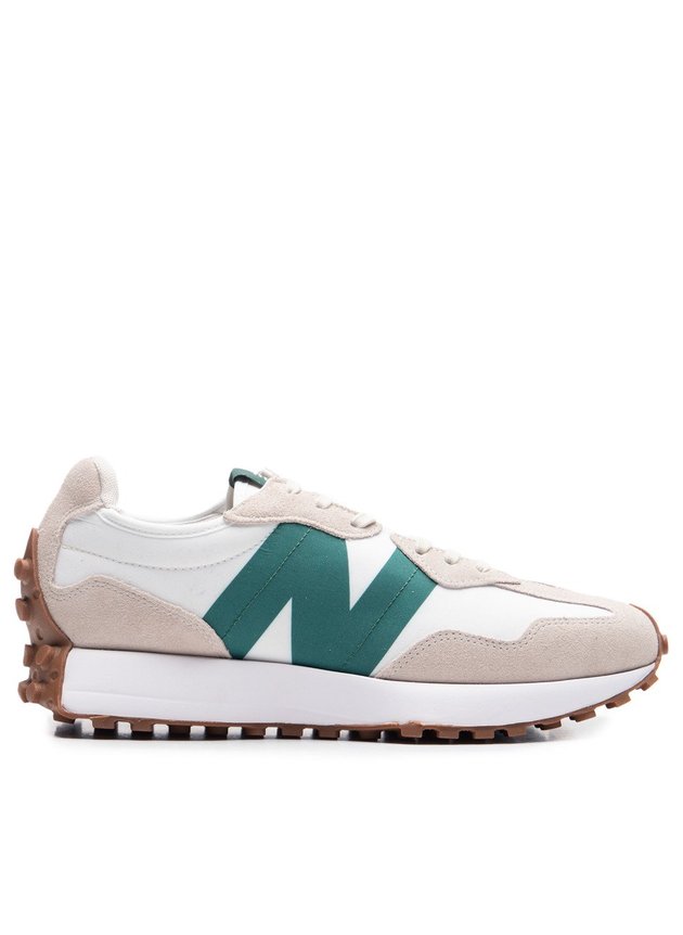 new balance tenis new balance 327 bege e verde hyped 91 3