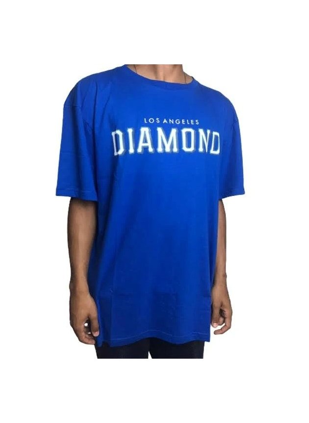 Camiseta Diamond Supply Azul Home Team LA   hyped 91