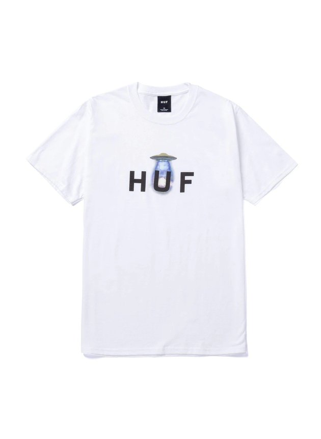 camiseta huf skate abducted masculino branco hyped 91 2