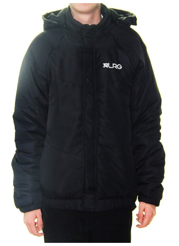 jaqueta puffer lrg waterproff impermeavel masculina preto hyped 91
