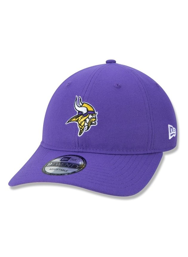 bone nfl futebol americano minnesota vikings 9twenty strapback aba curva soccer style roxo amarelo hyped 91