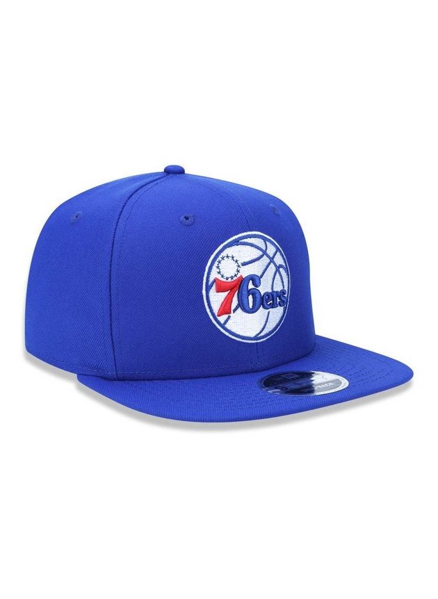bone new era nba philadelphia 76ers 9fifty original fit team color azul vermelho hyped 91 3