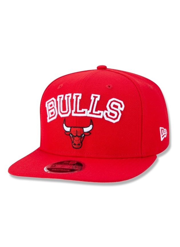 bone new era nba chicago bulls 9fifty original fit snapback aba reta core de basquete vermelho branco hyped 91 5