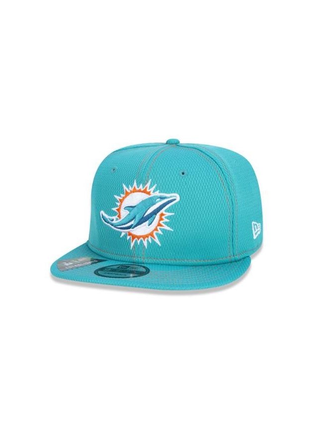 bone new era miami dolphins nfl on field 9fifty aba reta snapback de futebol americano verde hyped 91