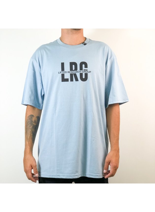 Camiseta LRG Research Plus Size Masculina   Azul Claro   hyped 91