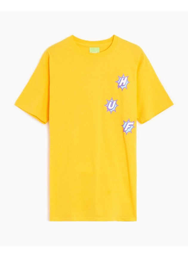 camiseta huf infinity jewel masculina amarelo hyped 91