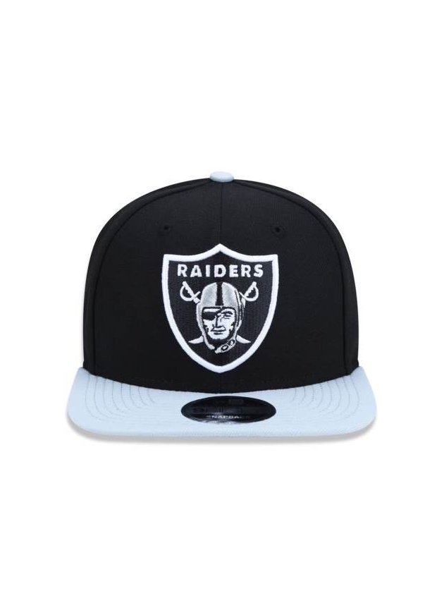 bone new era nfl oakland raiders aba reta 9fifty original fit preto cinza hyped 91 2