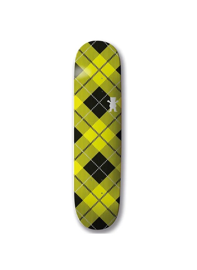 Shape De Skate Grizzly Scotch ON The Rocks Maple   Preto Amarelo   8jpg