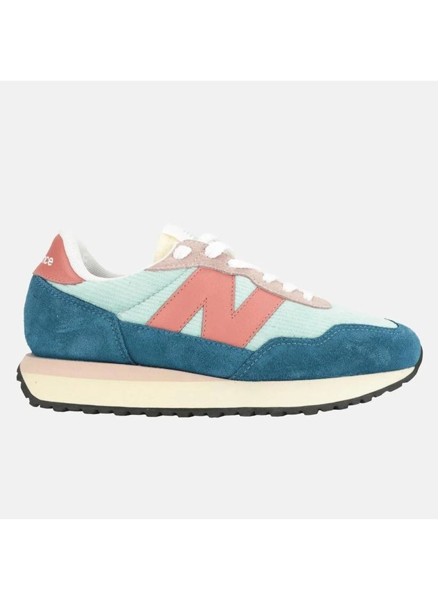 tenis new balance 237 feminino azul rosa verde hyped 91
