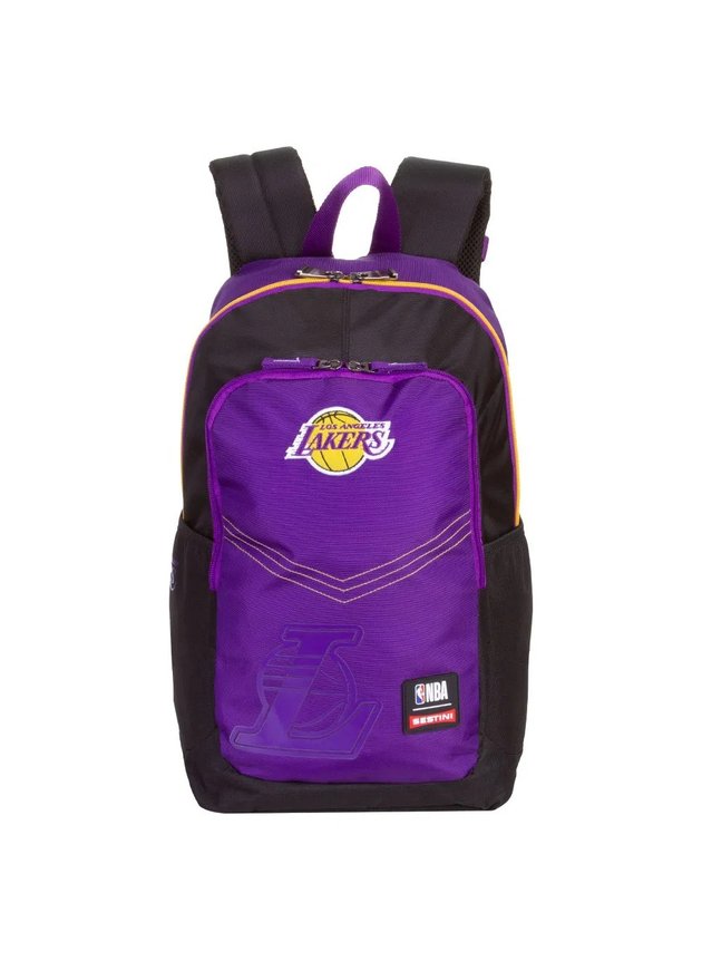 Mochila Grande NBA Los Angeles Laker Magic   Roxo   hyped 91  14