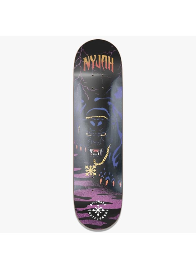 Shape De Skate Disorder Panthera Hard Maple   Preto   8   hyped 91jpg