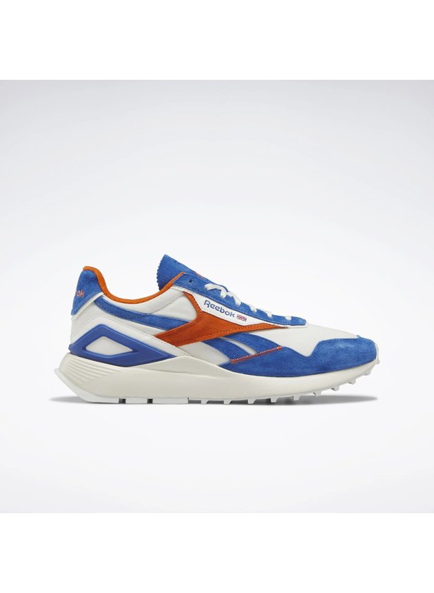 tenis reebok classic leather legacy azul laranja hyped 91