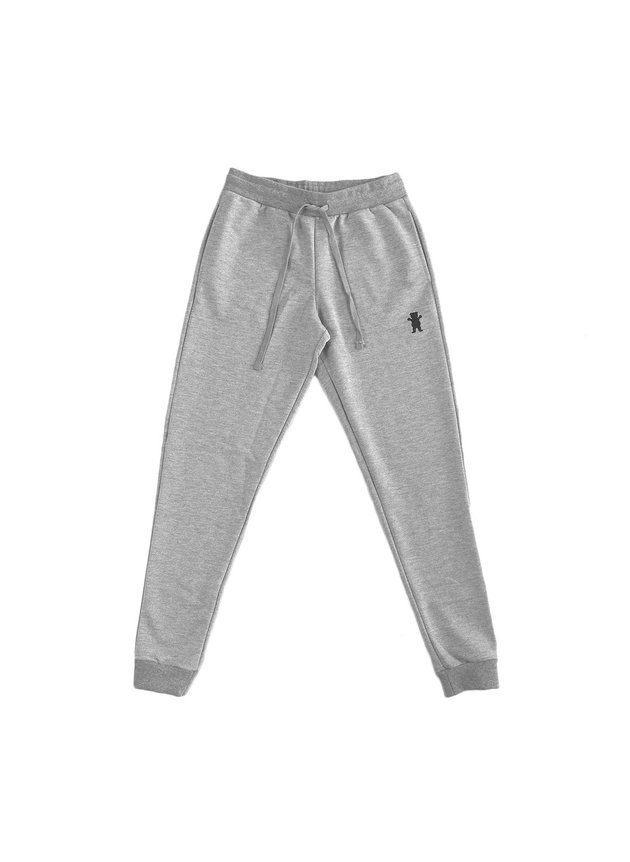 calca de moletom grizzly og bear masculina cinza preto hyped 91 2
