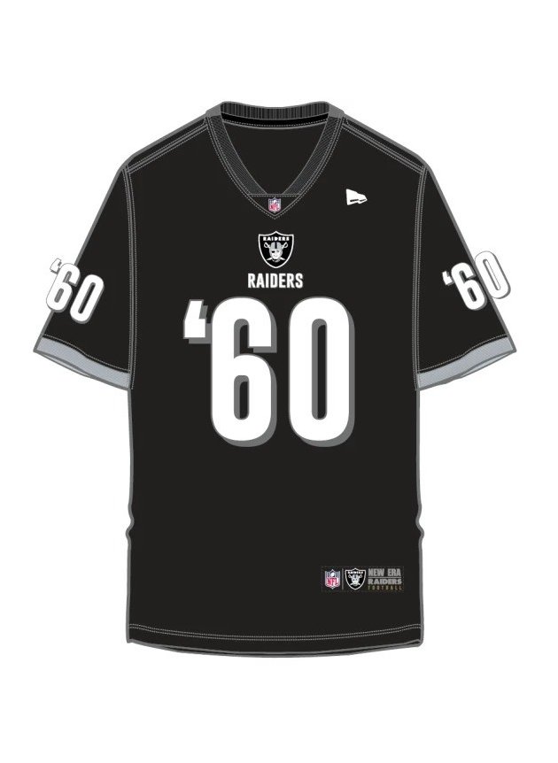 jersey new era nfl las vegas raiders core preto hyped 91