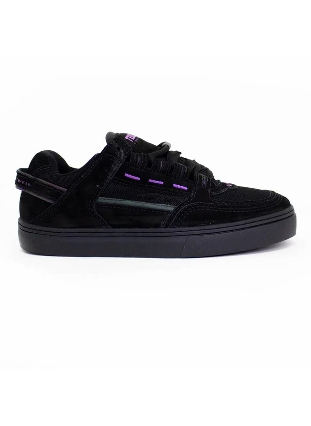 tenis de skate tesla coil unissex black purple hyped 91