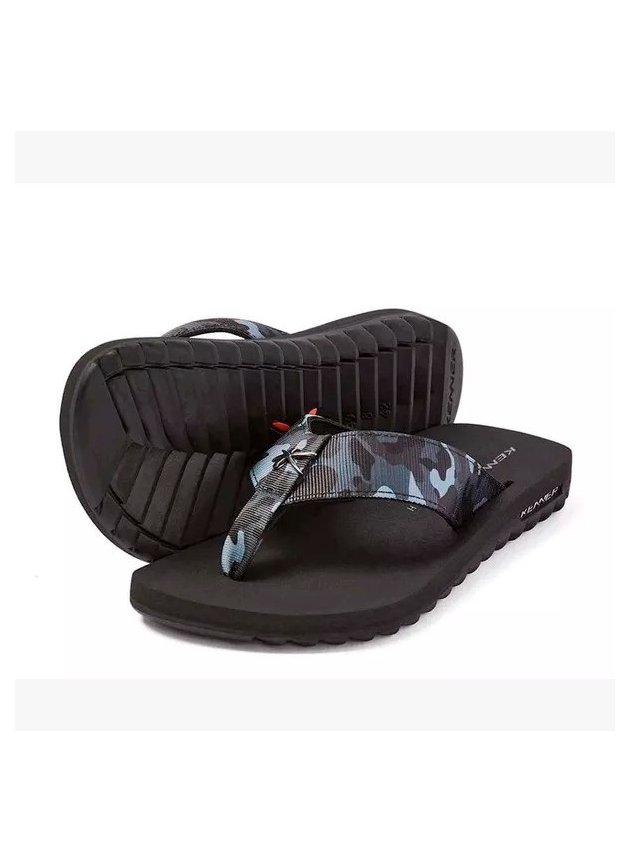 chinelo kenner kivah force camuflado cinza hyped 91