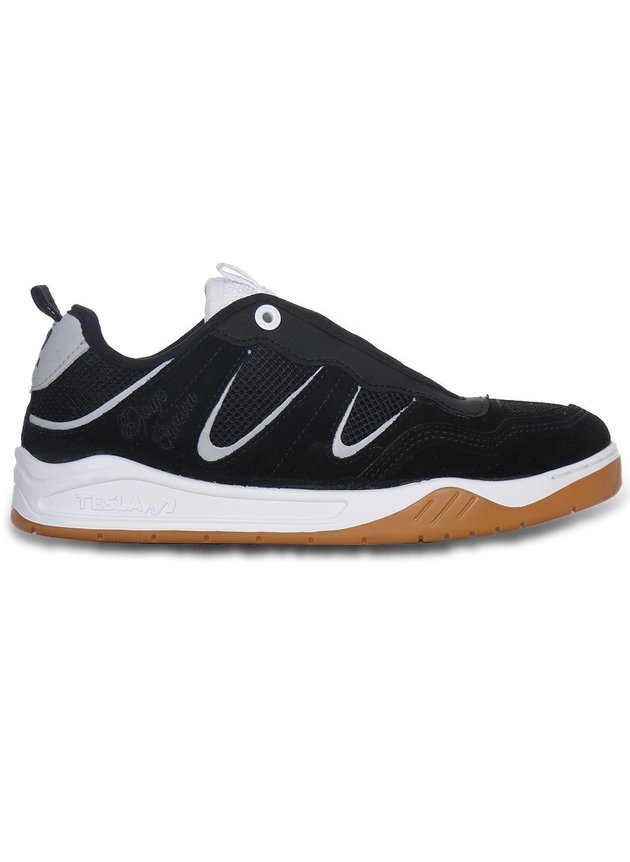 tenis tesla shine black reflect hyped 91